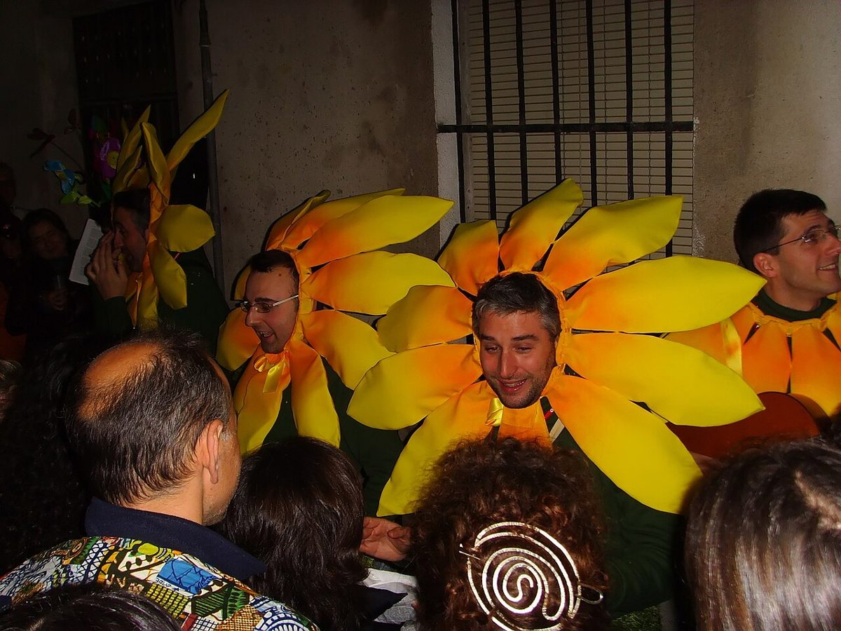 Agrupación de carnaval en Cádiz. Fotografía de archivo.