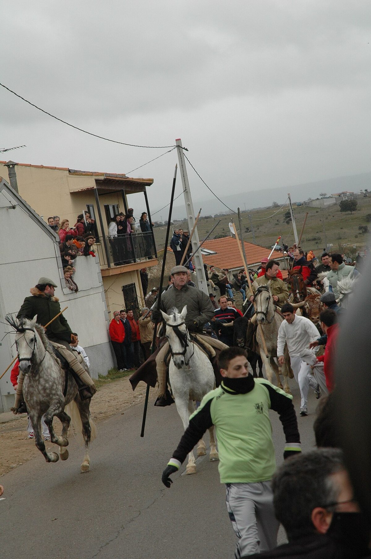 Carnaval del Toro en Ciudad Rodrigo. Fotografía de archivo.