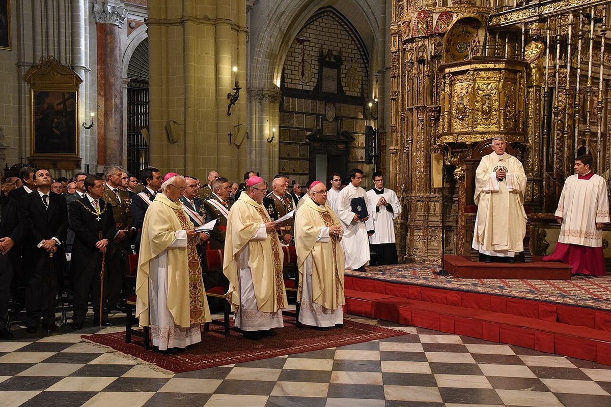 Procesión del Corpus Christi en Toledo. Fotografía de archivo.