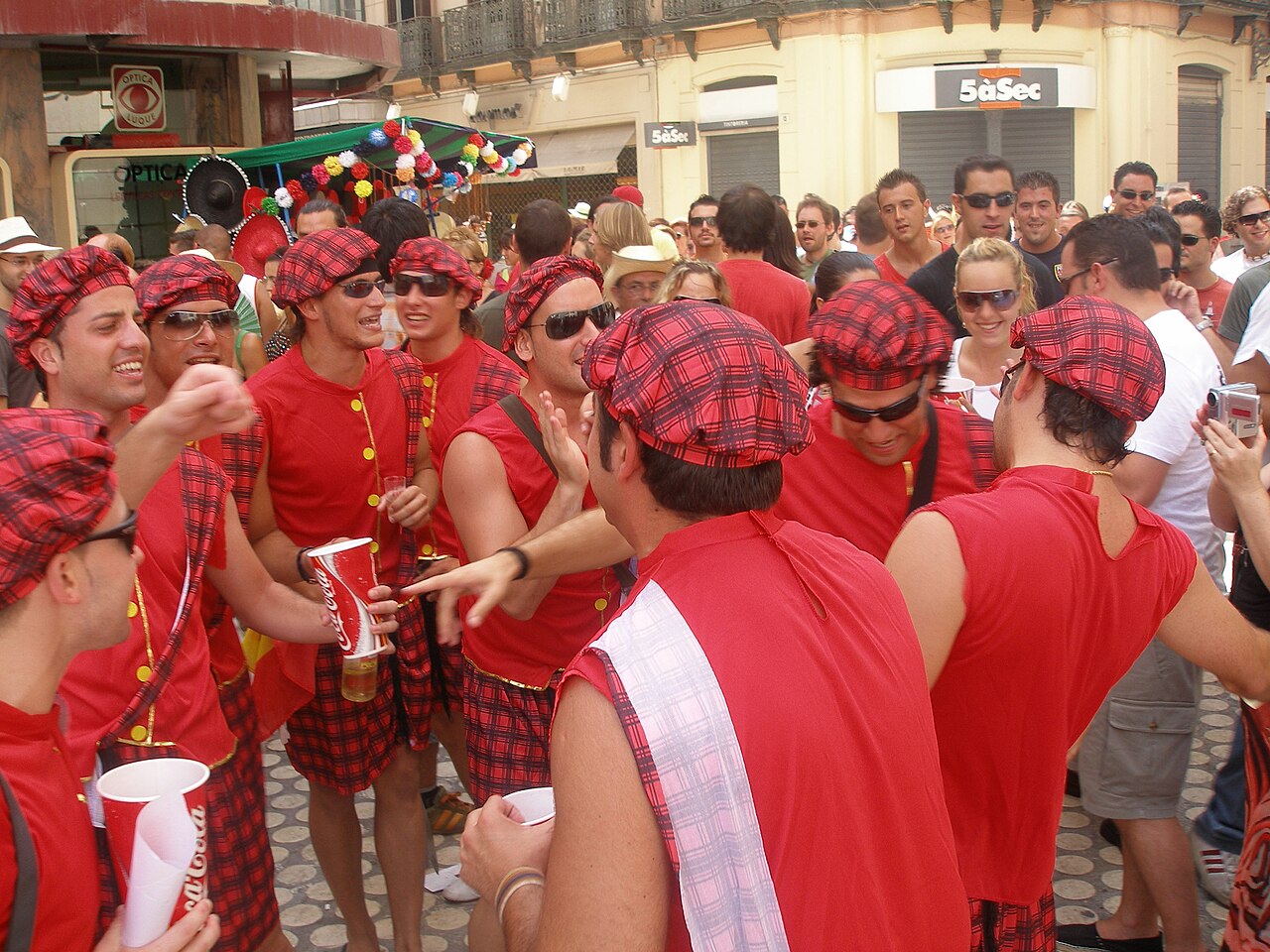 Ambiente de la Feria de Málaga, 2006. Fotografía de archivo.