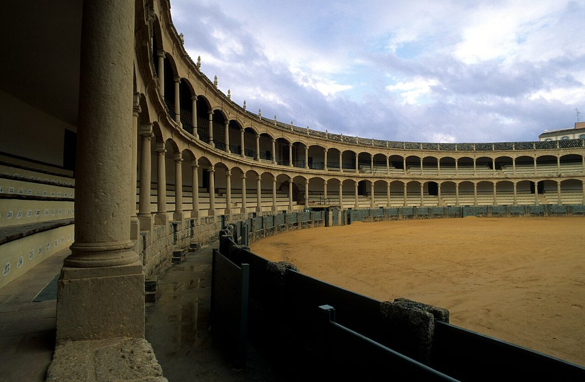 Plaza de toros de Ronda. Fotografía de archivo.