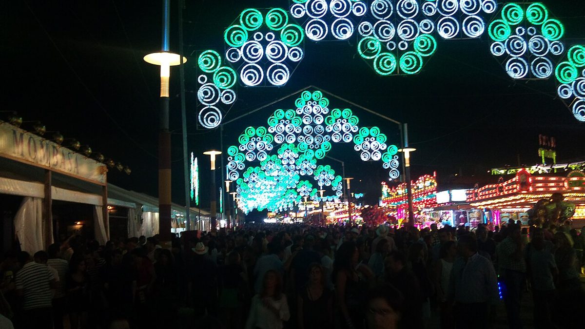 Recinto de la Feria de San Lucas en Jaén. Fotografía de archivo.