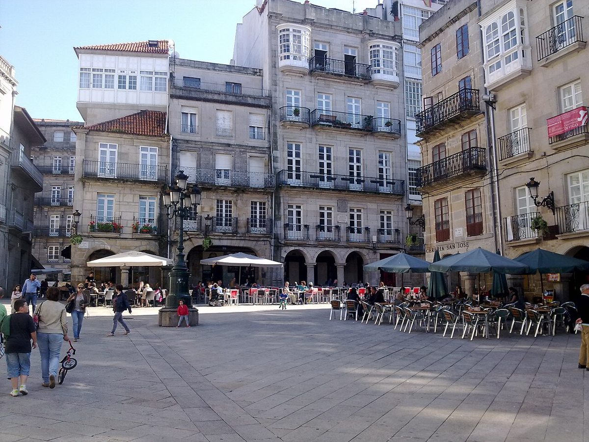 Recreación de la Reconquista de Vigo. Fotografía de archivo.