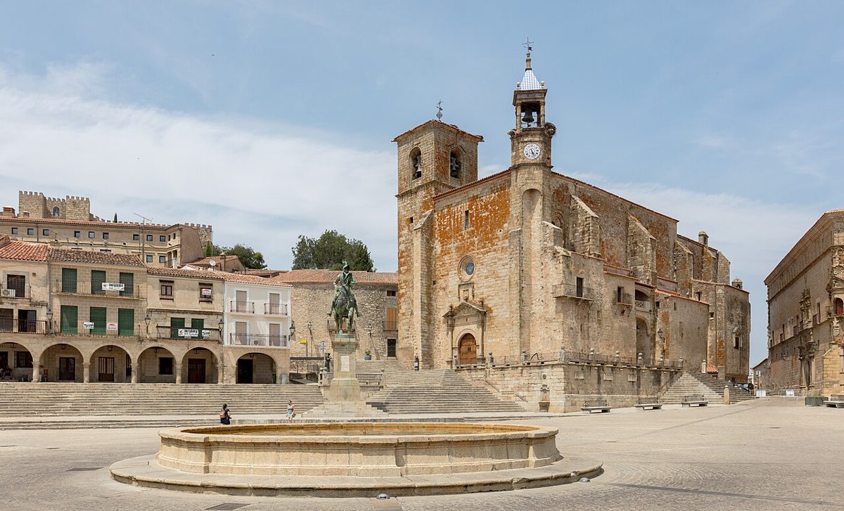 Plaza Mayor de Trujillo. Fotografía de archivo.