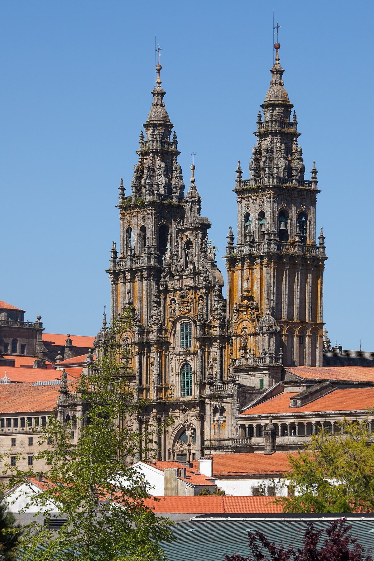 Catedral de Santiago de Compostela. Fotografía de archivo.