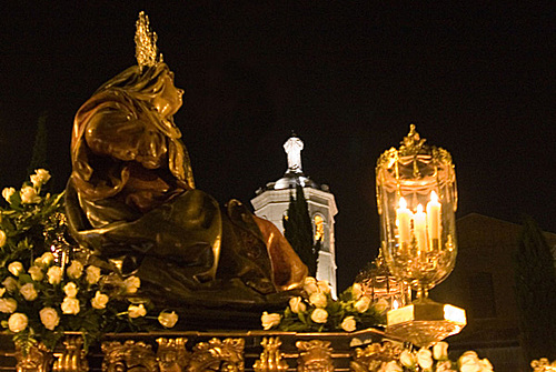 Procesión de la Semana Santa de Valladolid. Fotografía de archivo.