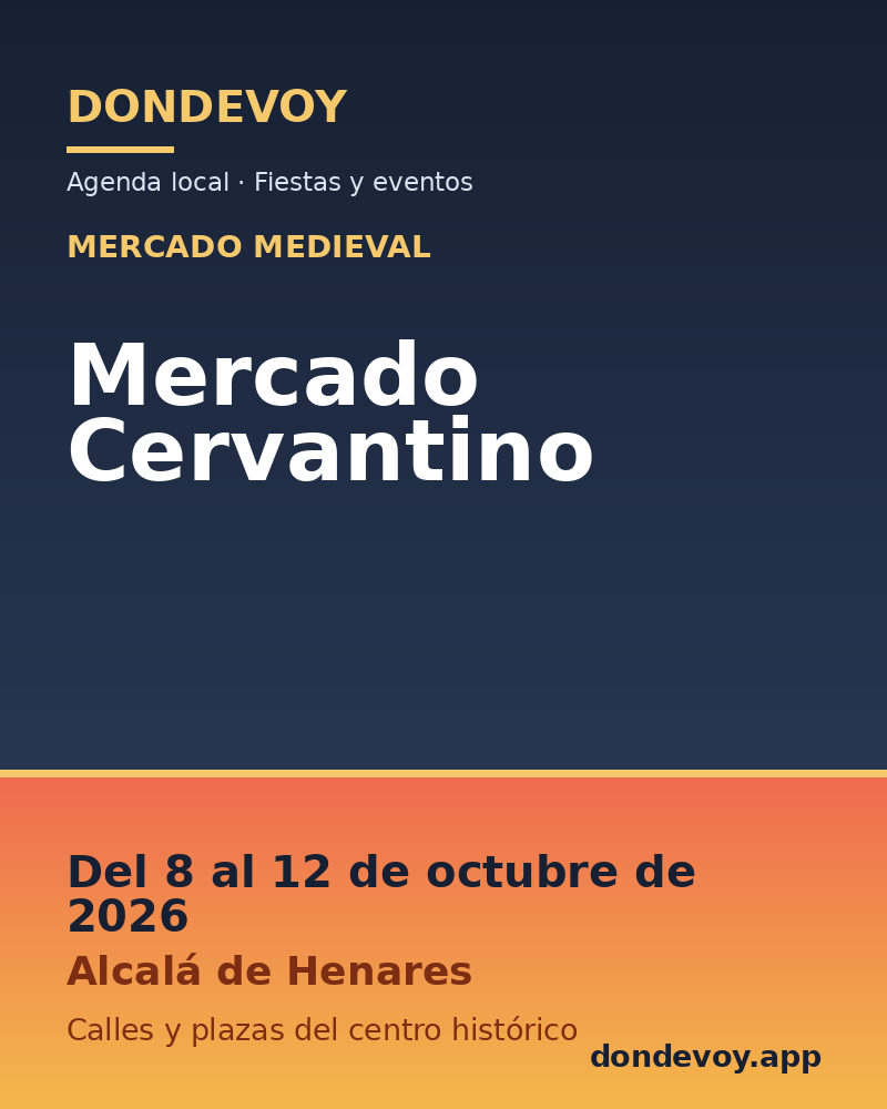 Cartel de Mercado Cervantino