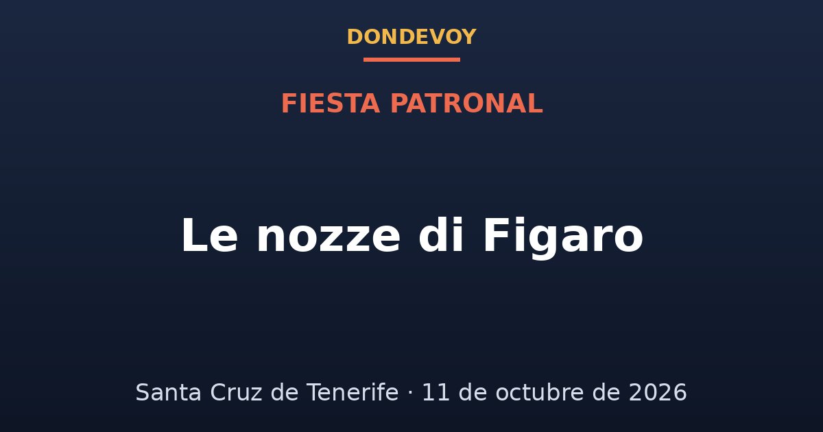 Cartel de Le nozze di Figaro