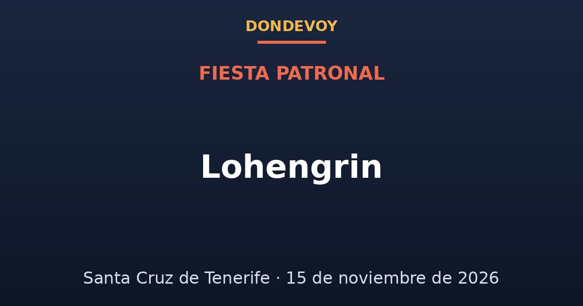 Cartel de Lohengrin